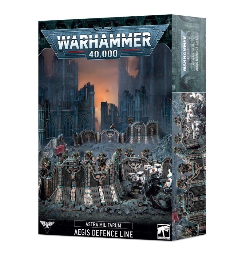 Astra Militarum Aegis Defence Line model kit for epic Warhammer 40K tabletop battles.