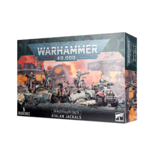 Atalan Jackals miniatures for Warhammer 40K, showcasing stealthy and dynamic figures for tabletop battles.