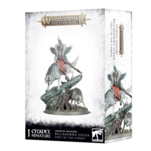 Belladamma Volga miniature from Warhammer Age of Sigmar, intricately designed for collectors and gamers.