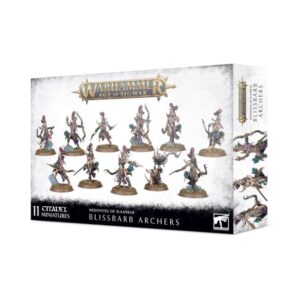 Blissbarb Archers set: 11 detailed miniatures for Warhammer Age of Sigmars agile ranged fighters.