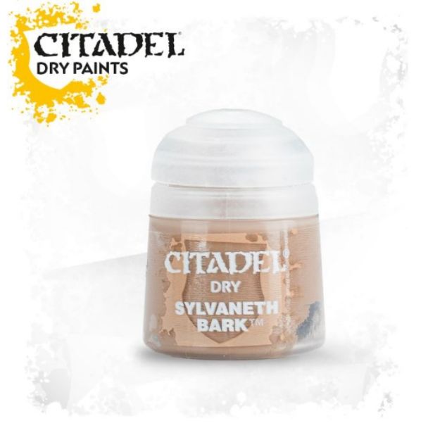 Citadel Sylvaneth Bark dry paint for naturalistic textures in model painting.
