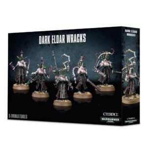 Dark Eldar Wracks miniatures set: five intricate models for Warhammer 40Ks sinister faction.