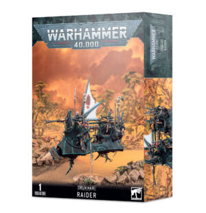Draikhari Raider model kit from Warhammer 40K features stunning design and intricate details.