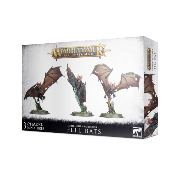 Fell Bats Miniature Set for Warhammer: Dark fantasy bat figures for immersive tabletop gaming.