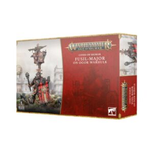 Fusil-Major on Ogor Warbult: A stunning Warhammer Age of Sigmar model kit.