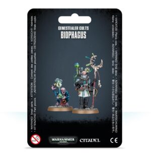 Genestealer Cults Biophagus miniatures showcase detailed designs in Warhammer 40,000s dark, sci-fi universe.