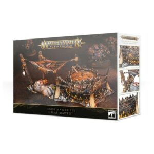 Gore Mawtrines Great Mawpot model kit for Warhammer, featuring detailed artwork and assembly options.