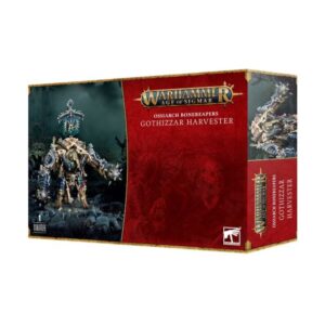 Gothizzar Harvester box art showcases a dark fantasy miniature for Warhammer Age of Sigmar.