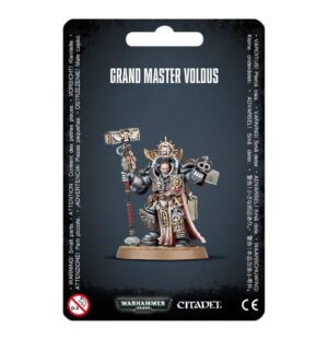 Grand Master Voldus: Exquisite Warhammer 40,000 miniature highlighting Grey Knights might and artistry.