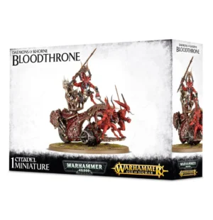 Epic Khorne Bloodthrone Miniature for Warhammer 40,000 tabletop battles and collection.