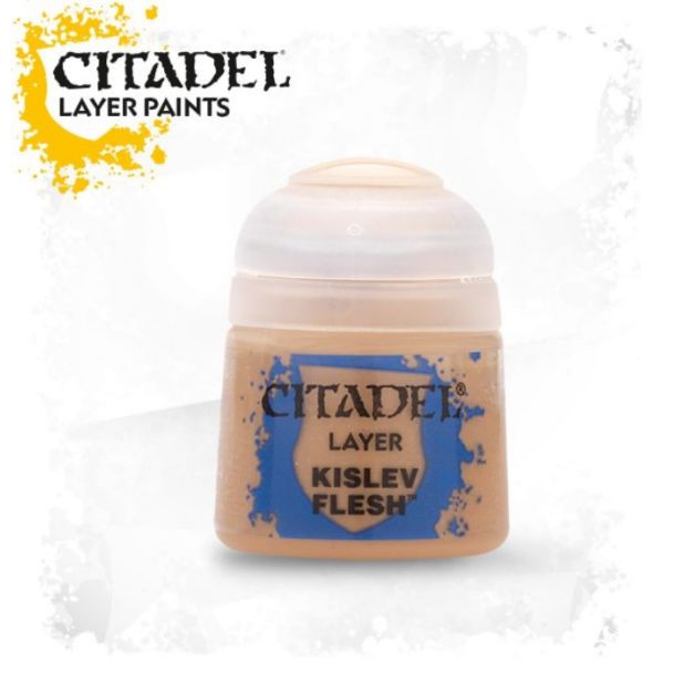 Kislev Flesh layer paint by Citadel for realistic skin tones on miniatures.