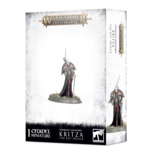 Kritza the Rat Prince miniature model for Warhammer, showcasing intricate details and dynamic pose.