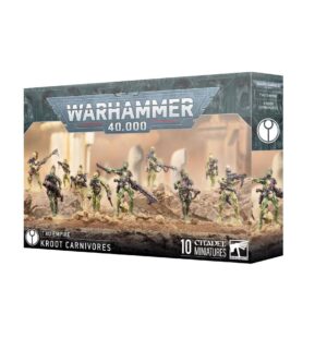 Kroot Carnivores Box Set for Warhammer 40,000: ten customizable miniatures for thrilling tactical battles.