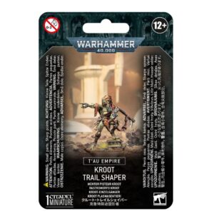 Kroot Trail Shaper miniature from the Tau Empire, featuring detailed design and dynamic pose.
