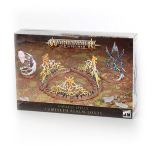 Lumineth Realm-Lords Endless Spells set: vibrant magic artwork for Warhammer: Age of Sigmar.