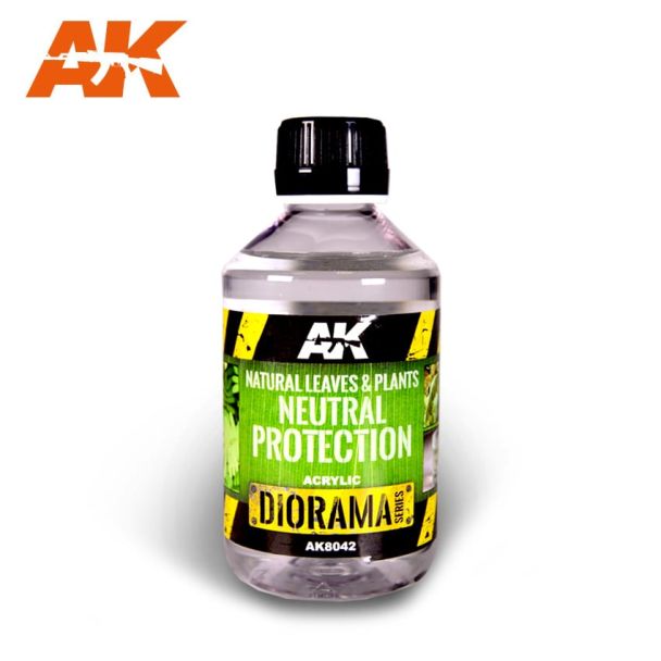 Natural protection spray for dioramas, preserving leaves and plants by AK.