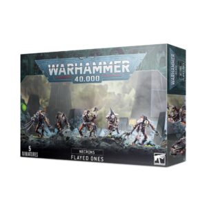 Necrons Flayed Ones set: five detailed miniatures for Warhammer 40Ks chilling sci-fi battles.