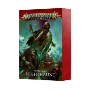 Nighthaunt Faction Pack for Warhammer: Age of Sigmar featuring ghostly figures and haunting artwork.