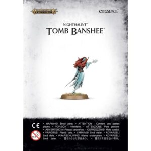 Nighthunt Tomb Banshee miniature: ethereal spirit in tattered robes, perfect for Warhammer collectors.