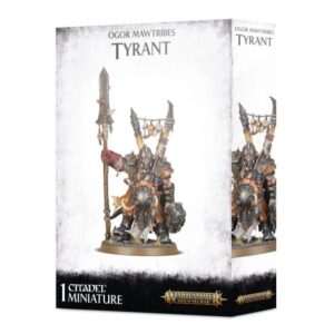 Ogor Mawtribes Tyrant miniature: a powerful, armored figure ready for battle in Warhammer.
