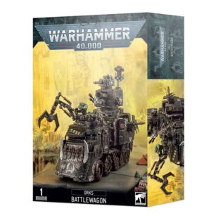 Orks Battlewagon model kit - Assemble a fierce armored vehicle from Warhammer 40,000.