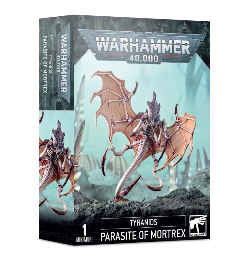 Parasite of Mortrex miniature model for Tyranids in Warhammer 40,000. Collectible and detailed.