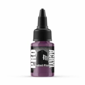 Pro Acrylic Faded Plum paint bottle for precise application in artistic projects.