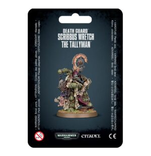 Scribbus Wretch miniature: a detailed Death Guard figure embodying decay and Nurgles influence.