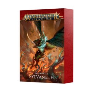 Sylvaneth Faction Pack: Enchanting tabletop game box with mystical character and nature-inspired design.