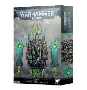 Szarekn, The Silent King model kit from Warhammer 40K featuring intricate design and advanced technology.
