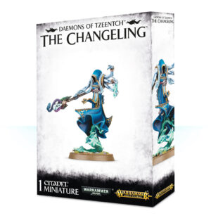 The Changeling miniature from Warhammer, embodying Tzeentchs magic and mystery in stunning detail.