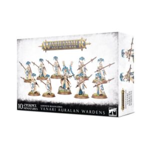 Vanari Auralan Wardens miniatures set from Warhammer: Age of Sigmar with exquisite designs and details.