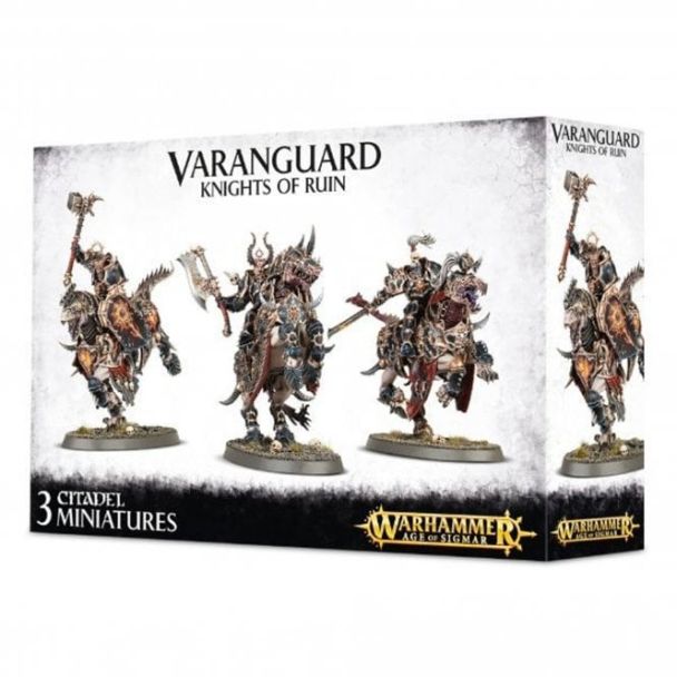 Intricate Varanguard miniatures set from Warhammer Age of Sigmar, ideal for collectors and gamers.