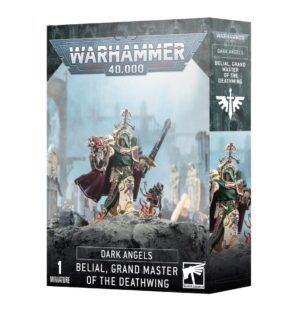 Warhammer 40,000 Belial Miniature Kit: Detailed figure of Deathwings Grand Master in dynamic pose.