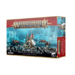 Warhammer Age of Sigmar Knight-Judicator Miniatures Set: detailed figures for epic tabletop battles.