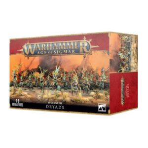 Sylvaneth Dryads miniatures set for Warhammer Age of Sigmar, featuring 16 detailed forest spirit models.