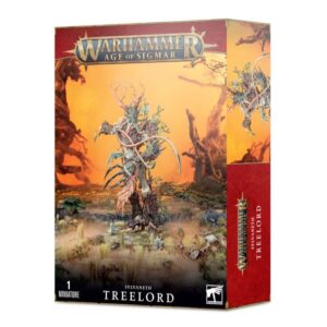 Warhammer Treelord collectible box: majestic miniature of a mystical forest guardian.