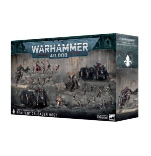 Warhammer 40,000 Penitent Crusader Host: Dark sci-fi miniatures and vehicles from a chaotic battlefield.