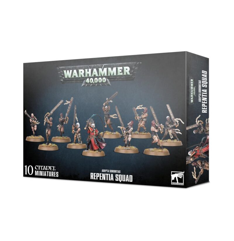 Warhammer 40,000 Repentia Squad box set: 10 detailed miniatures for collectors and gamers.
