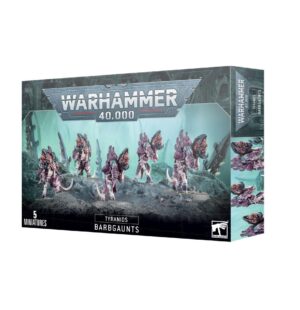 Tyranid Barbaunts Miniatures Set for Warhammer 40,000: Five detailed alien creatures in dynamic poses.