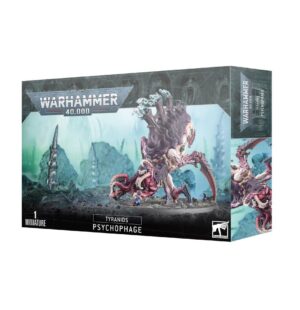 Tyranid Psychophage model kit from Warhammer 40,000, showcasing alien horror and intricate design.