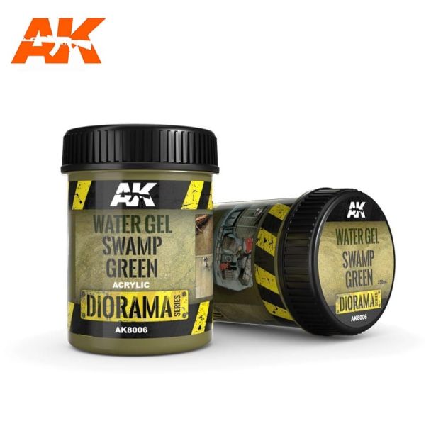 Swamp Green Water Gel for realistic diorama effects, perfect for landscapes and model scenes.
