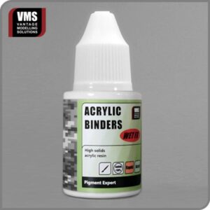 High-quality acrylic binder for artists and hobbyists, enhancing paints and pigments with VMS quality.