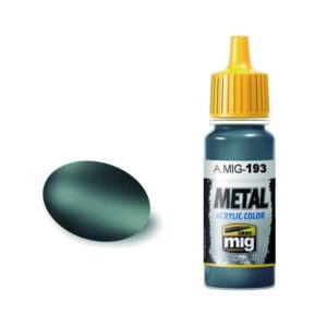 A.MIG-193 metallic acrylic paint offers a glossy finish for realistic modeling effects.