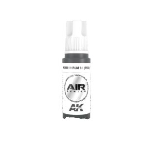 AK Airbrush Acrylic Paint in RLM 66, perfect for WWII model enthusiasts and airbrush applications.