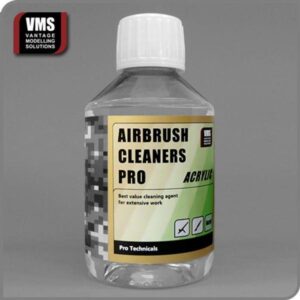 VMS Airbrush Cleaners Pro: effective solvent for easy airbrush cleanup.