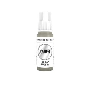 Versatile airbrush paint in sleek white bottle, ideal for artists and hobbyists.
