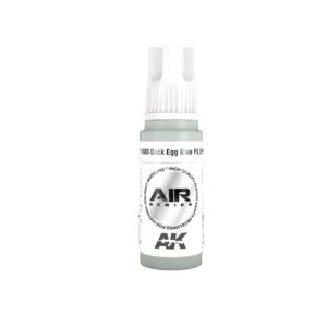 Crack Egg Blue PS airbrush paint in a sleek, clear bottle for precise artistry.