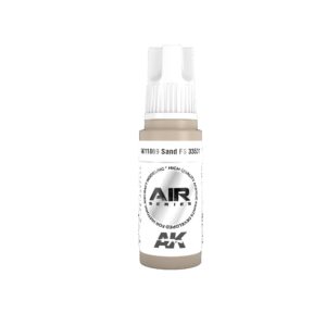 Airbrush Sand Beige Paint by AK Interactive for realistic models and dioramas.