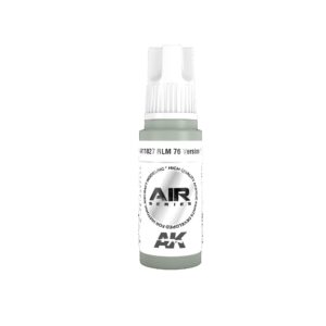 RLM 76 airbrush paint by AK in gray-green, perfect for model builders and authentic detailing.